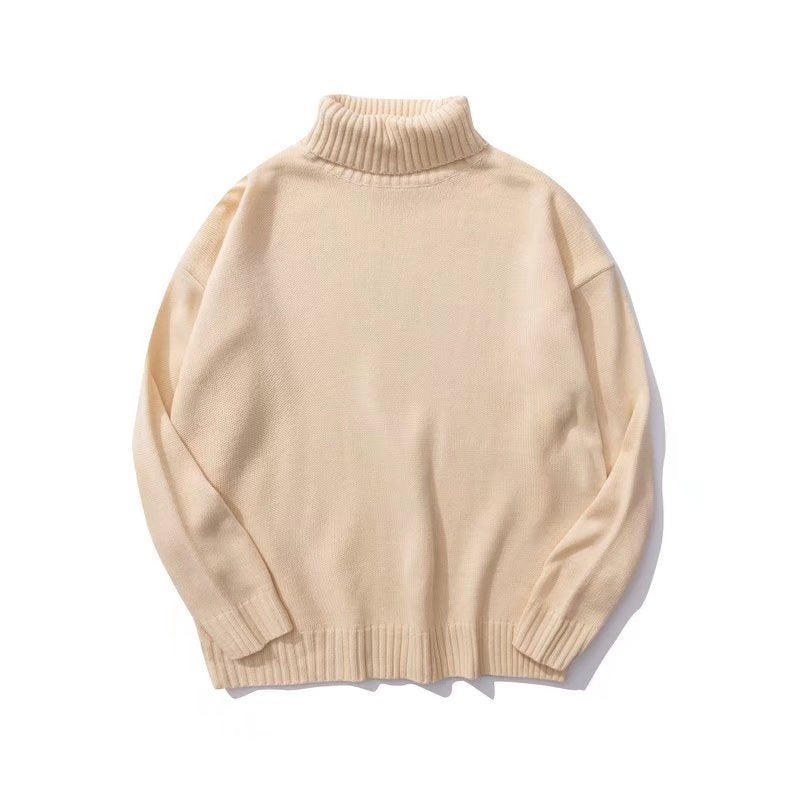 Simple Versatile Couple Turtleneck Sweater