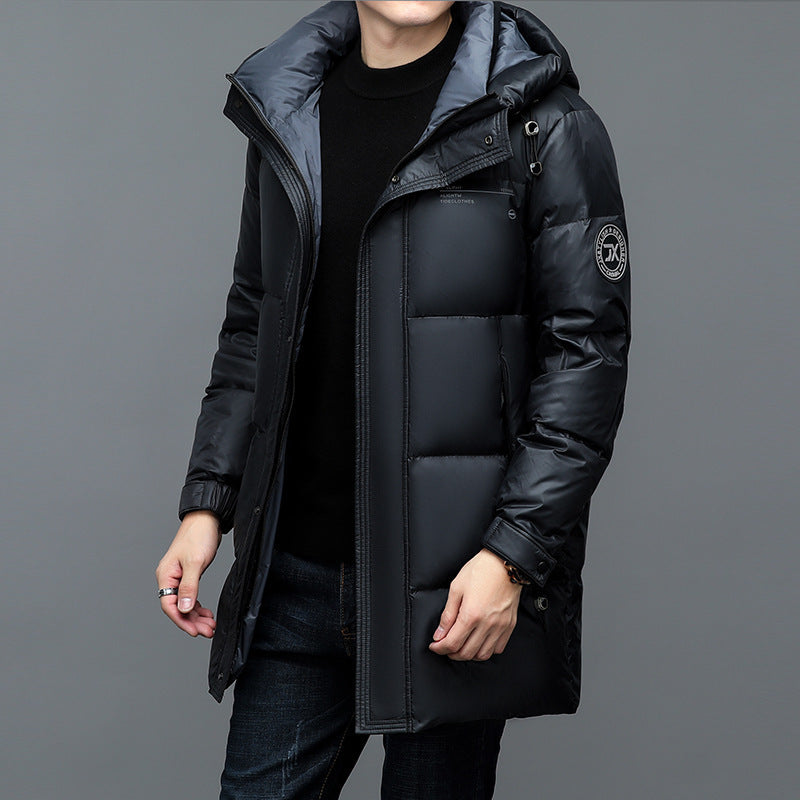Winter Men's Duck Down Warm Thick Casual Jacket