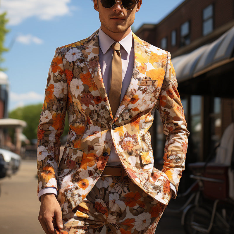 Men's Personality Cool Suit