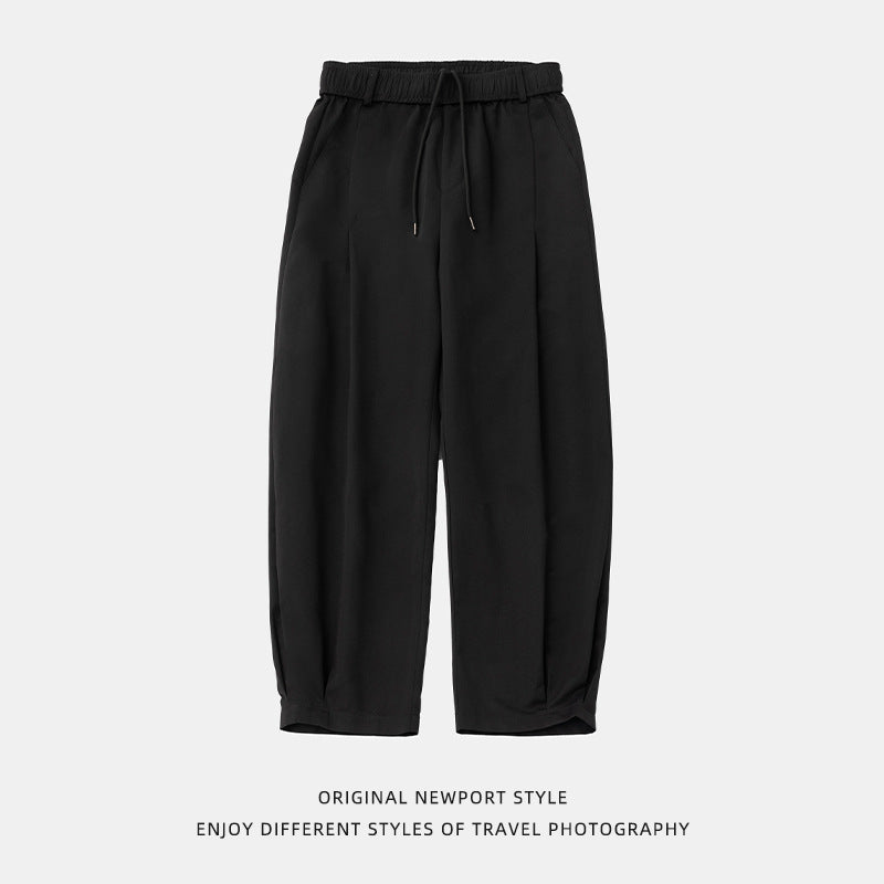 Spring Summer Loose Drooping Machete Casual Pants