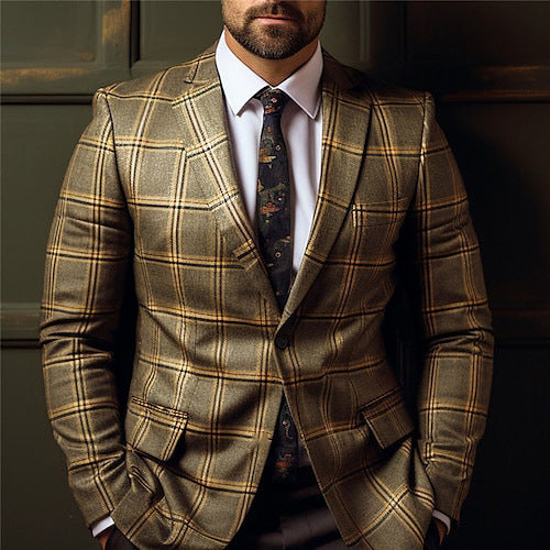 Design Retro Plaid suit