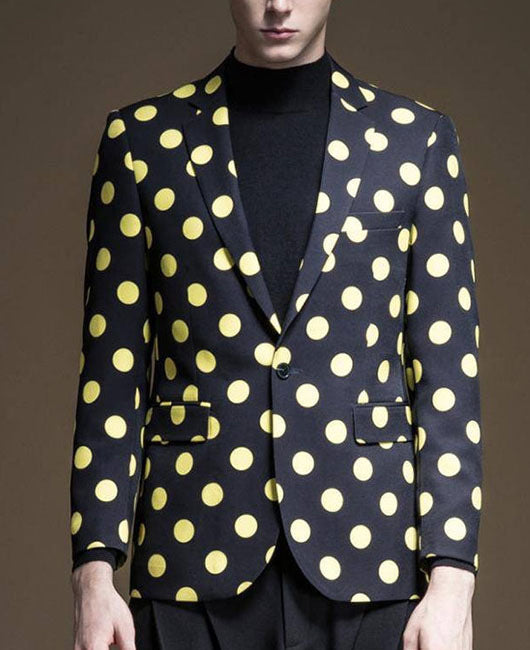 Spring Striped Suit Jacket