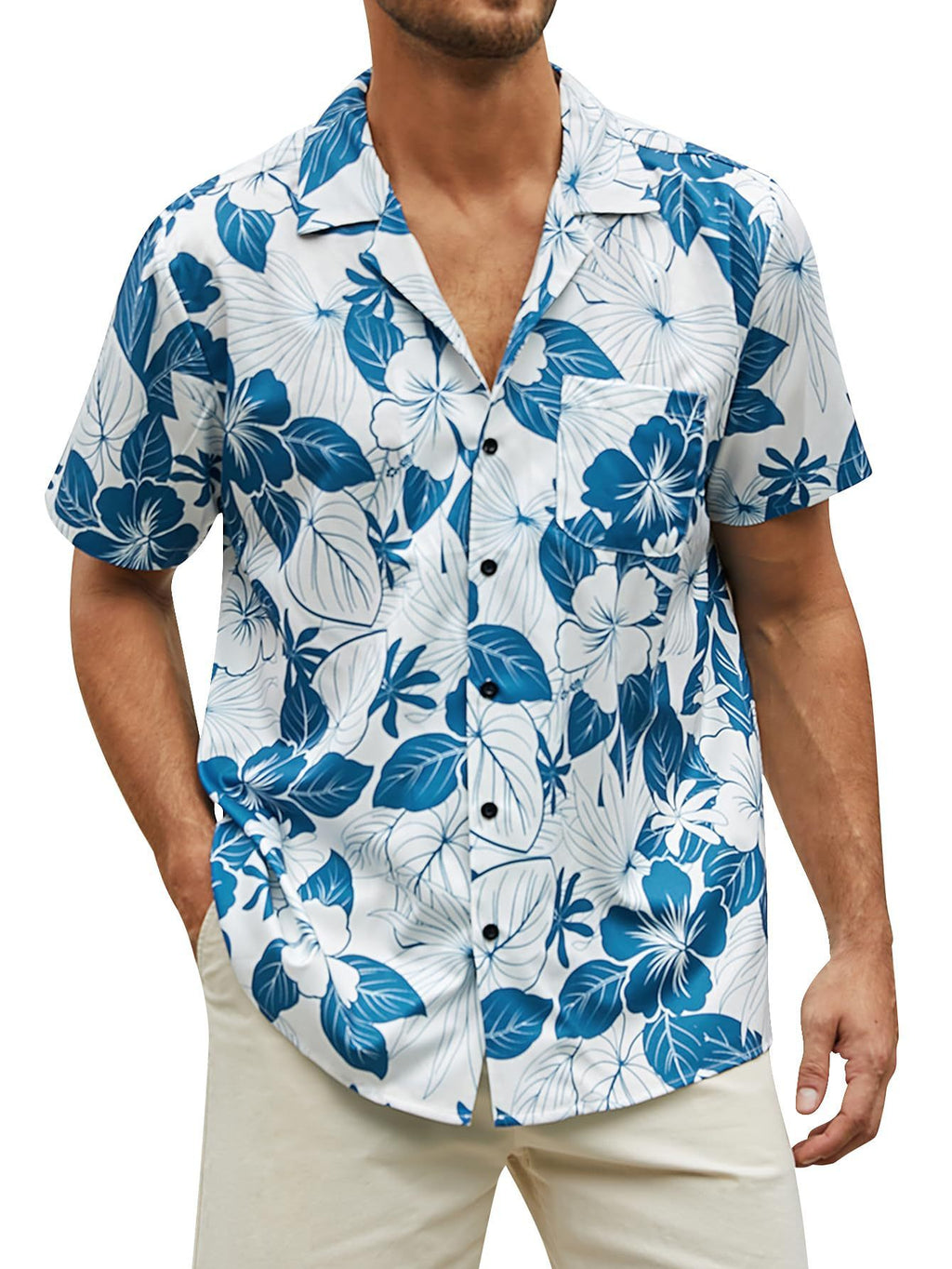 Men's Personalized Hawaiian 3D Printed Shirt