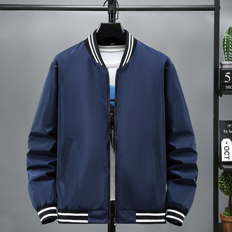 Stand Collar Spring And Autumn Loose All-matching Casual jacket