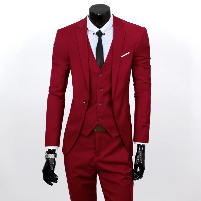 Three-piece Set Slim-fit Formal Wear suit
