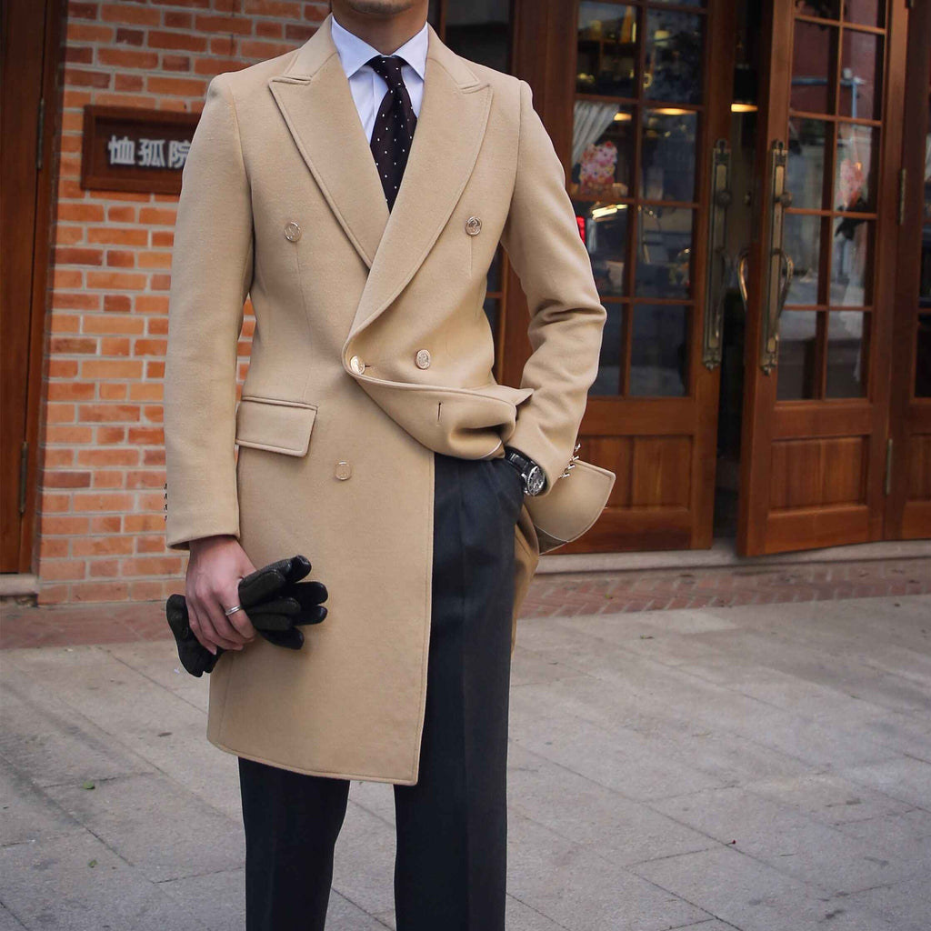 Wool Slim Fit british coat