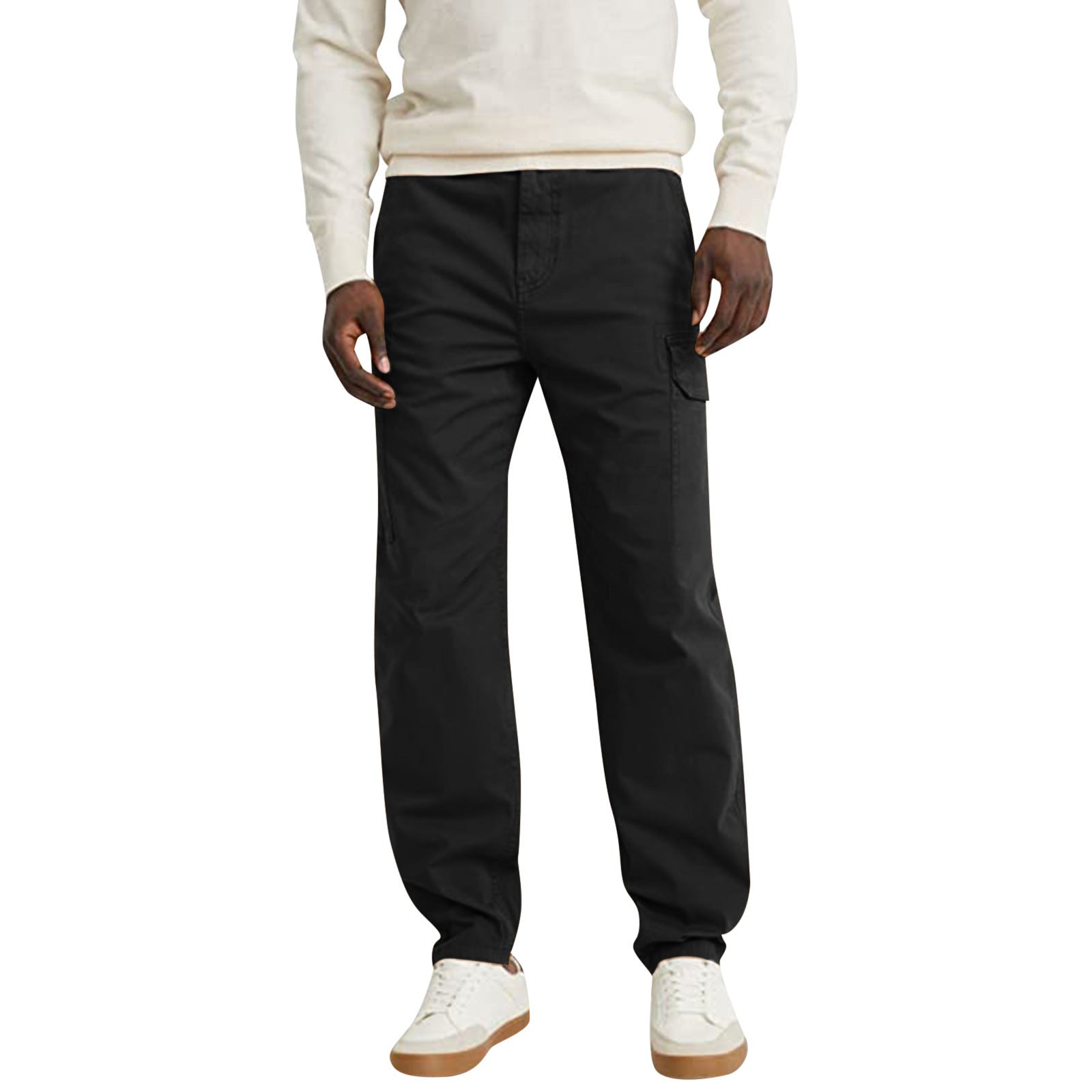 Straight Loose Cargo Pants For Men