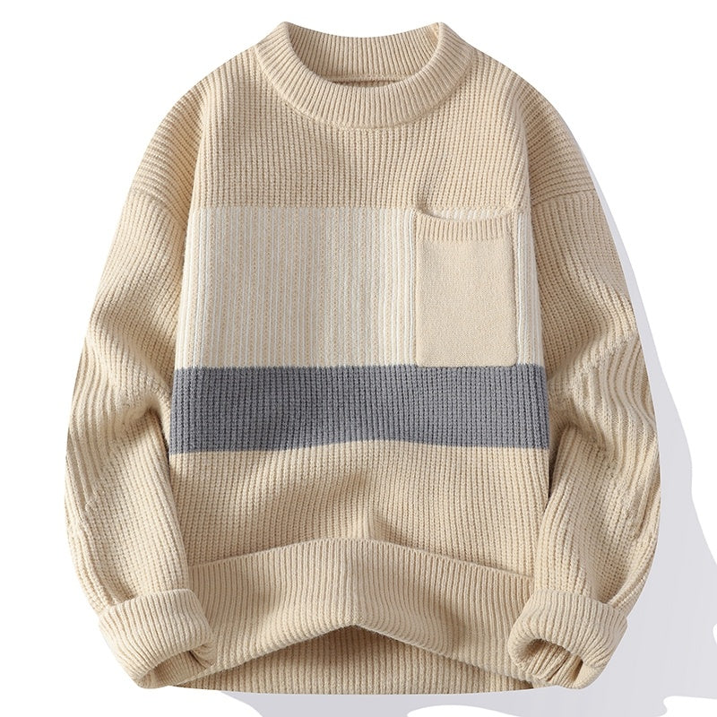 Loose And Handsome All-match Sweater Men