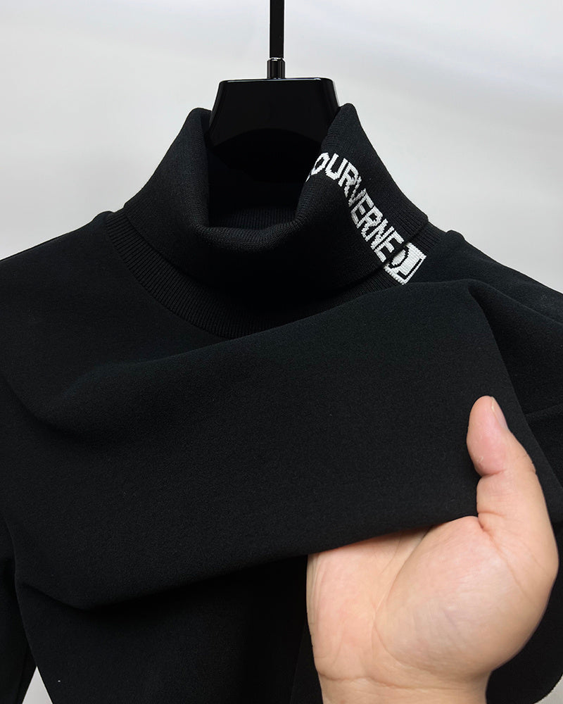 Double-sided Dralon High Lapel Underwear sweatshirt