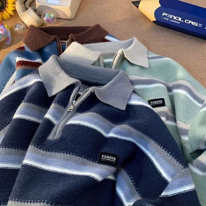 Men's Autumn And Winter Idle Style Couple Knitted Top