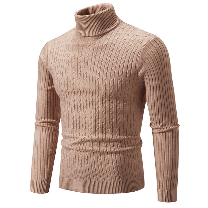 Retro High Collar Bottoming slim Sweater