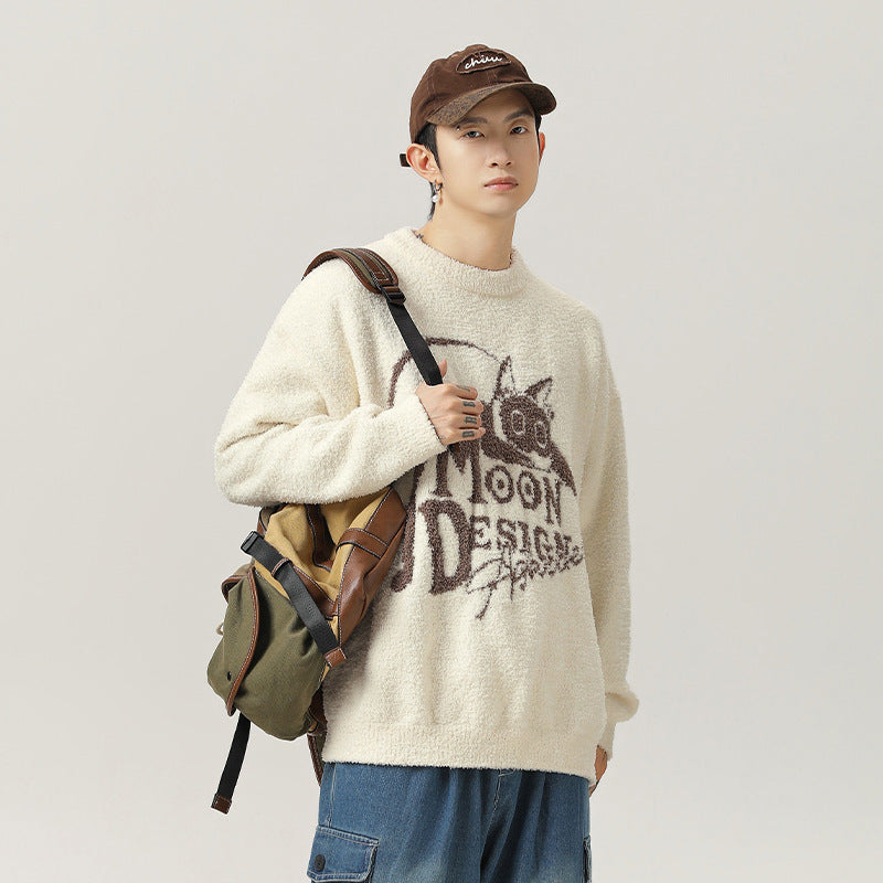 Couple Loose Pullover American Sweater