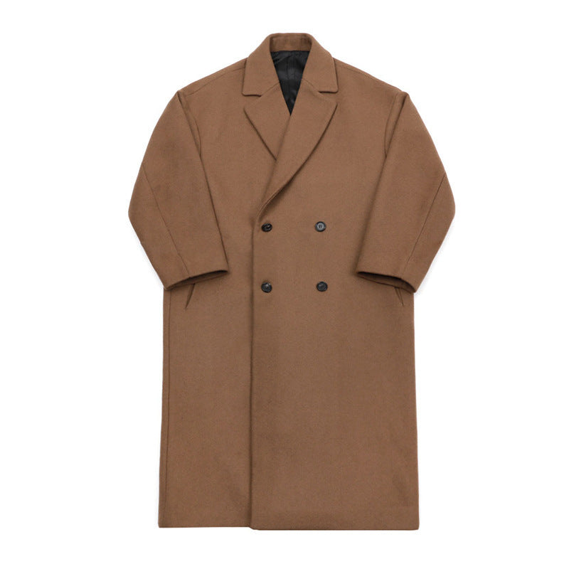 Loose Warm Woolen Woolen Trench Coat