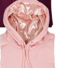 Brushed Hoody Silk Lining Hat Cotton Mixed Polyester hoodie