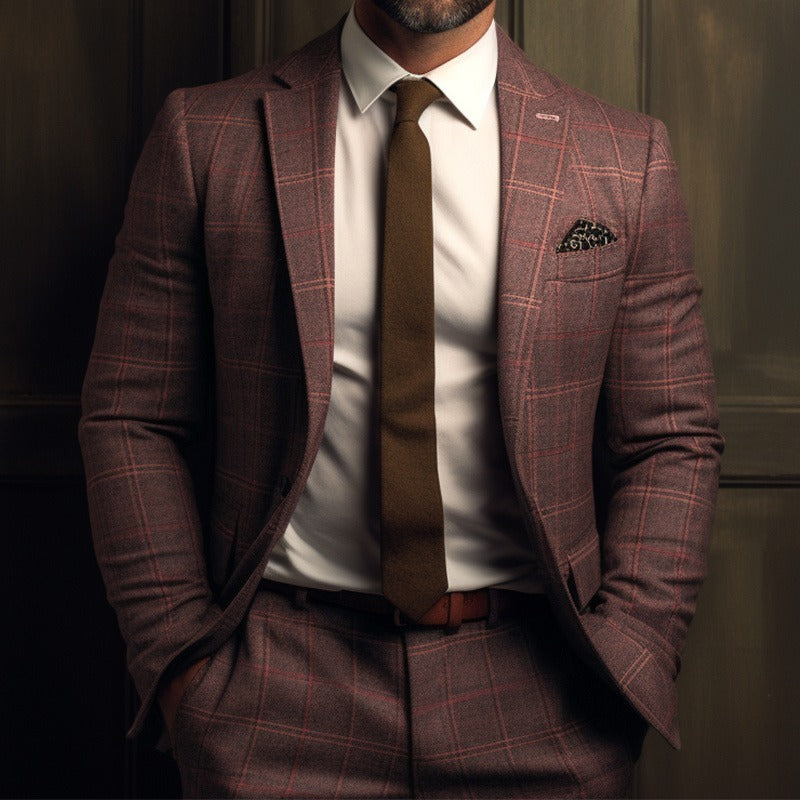 Design Retro Plaid suit