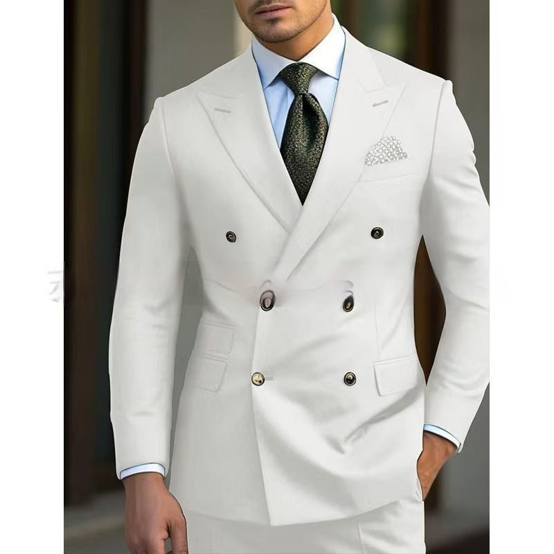 Men's Suit Set Leisure Business Two Pieces