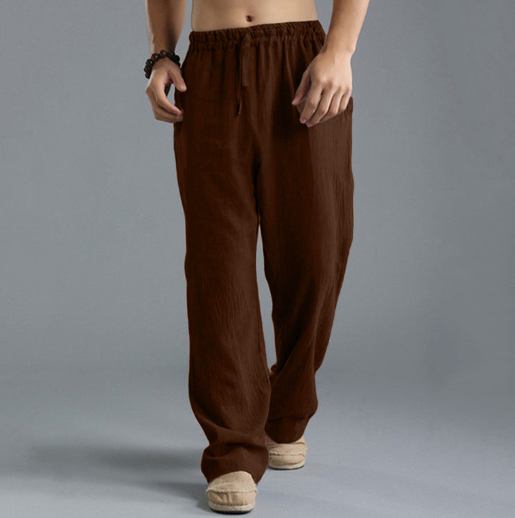 Men's Breathable Linen Loose Casual Pants