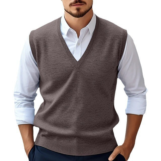 Men's Sleeveless Sweater Vest