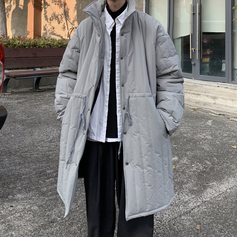 Mid-length Cotton Coat For Men