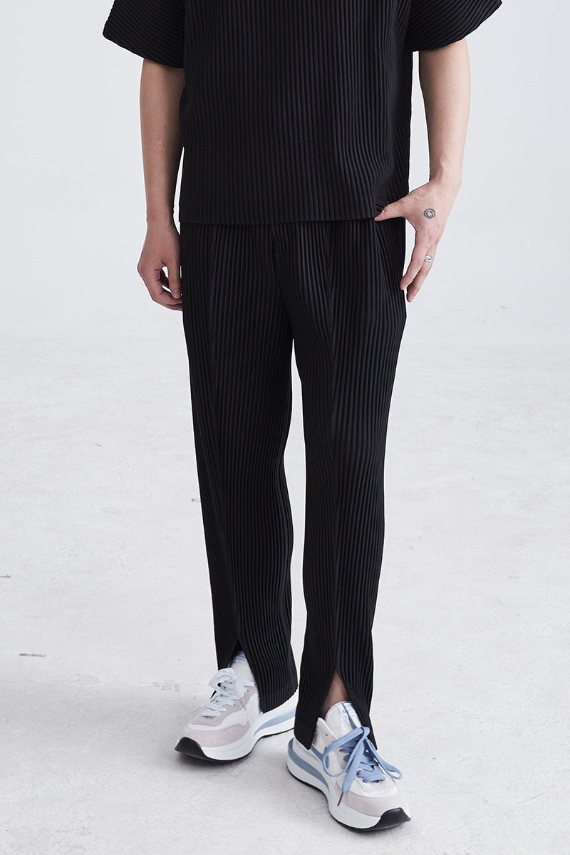 Men's Casual Baggy Straight Trousers