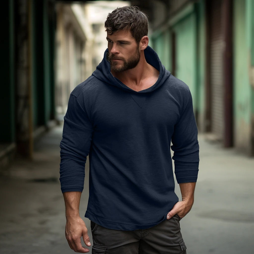 Men's Cotton-padded Cap Bottoming Outdoor hoodie