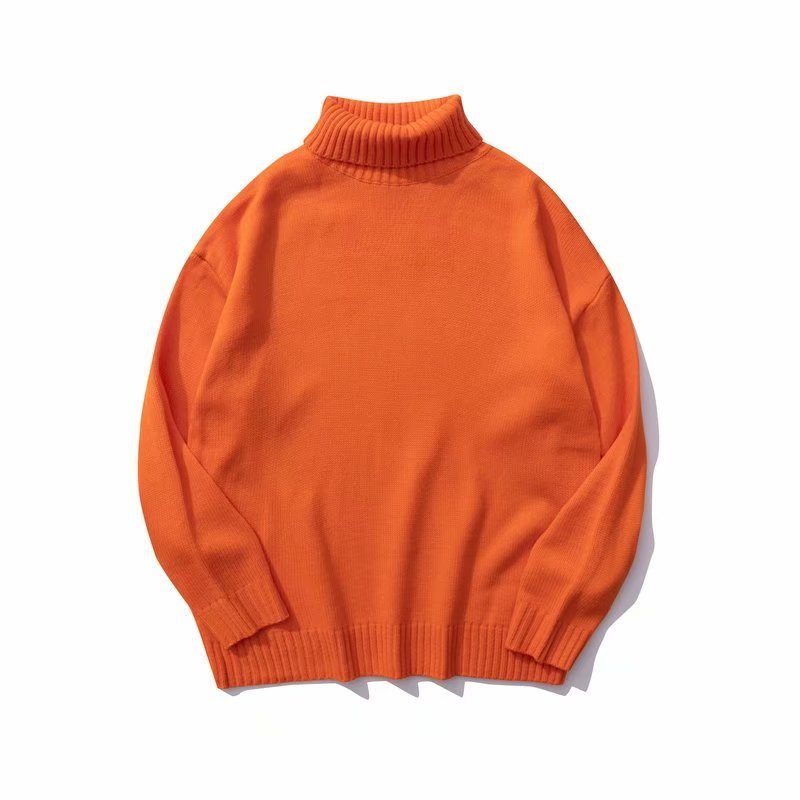 Simple Versatile Couple Turtleneck Sweater