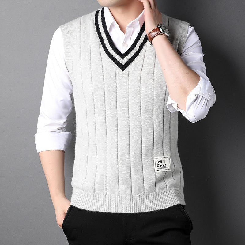 Men's Sleeveless Thermal Sweater