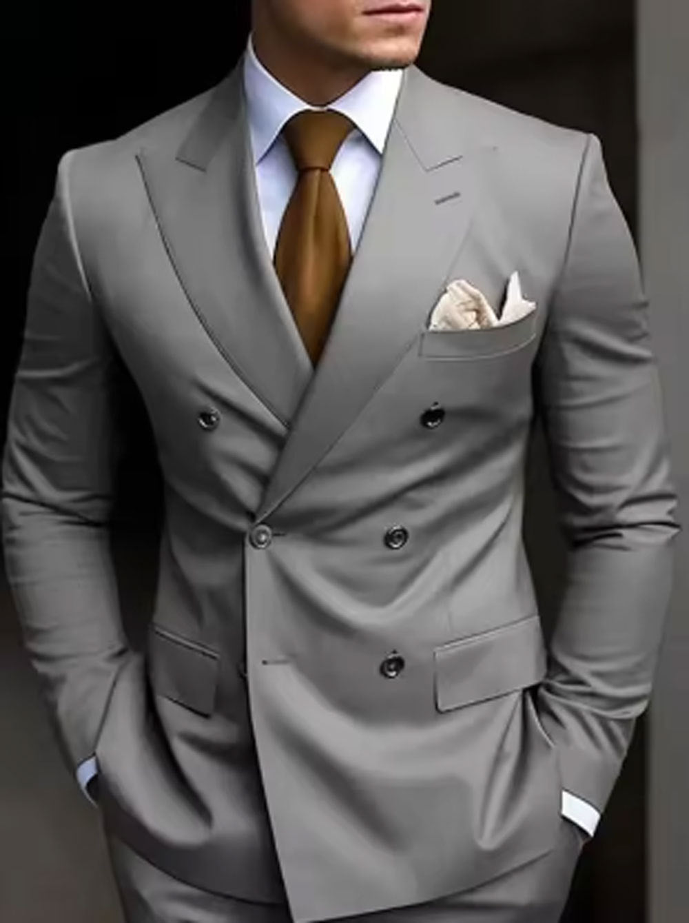 Men's Two-piece Slim Fit Business casual Suit