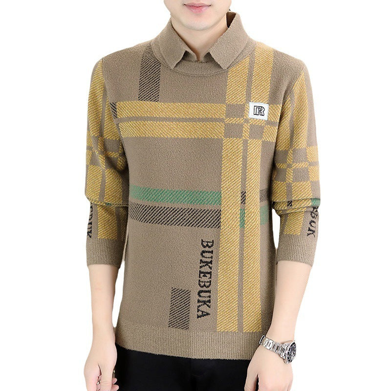 Men's Pullover Thick Warm Sweater