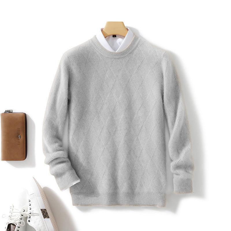 Loose Round Neck Casual Thickening Knitted Bottoming sweater