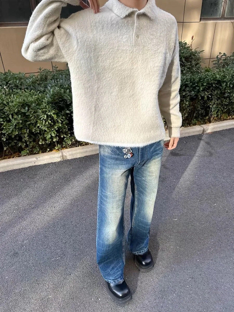 Men's Soft And Skin-friendly Knitted Sweater