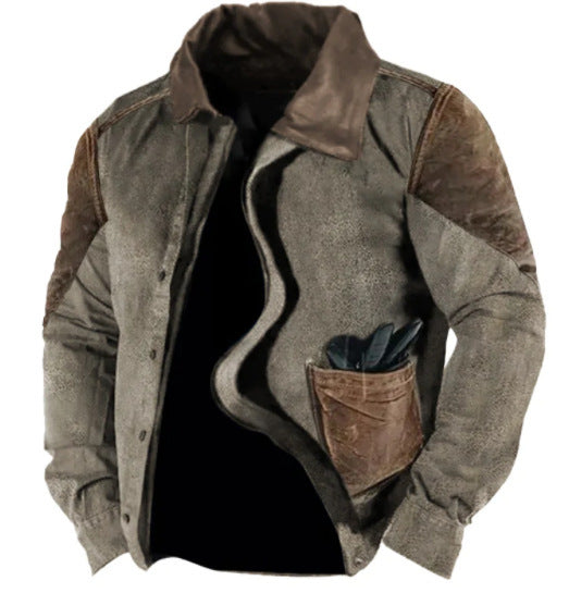 Casual Zipper Loose Youth Cotton Jacket