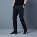 Mens Solid Color Loose Casual Pants