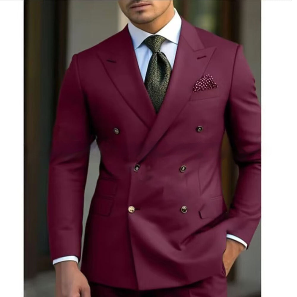 Men's Suit Set Leisure Business Two Pieces