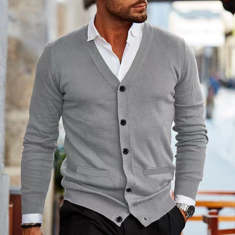 Men's  Autumn And Winter Sweater Coat