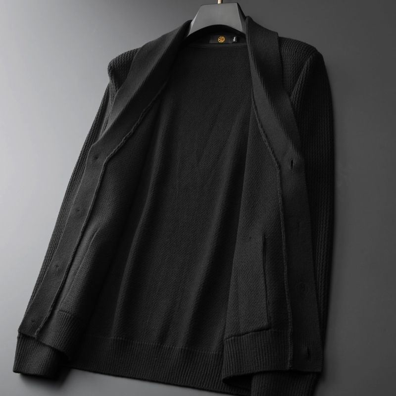 Casual Knitted Coat Men's Comfortable Fashion Slim Fit sweater