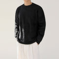 Winter Thick Round Neck Mohair sweater men