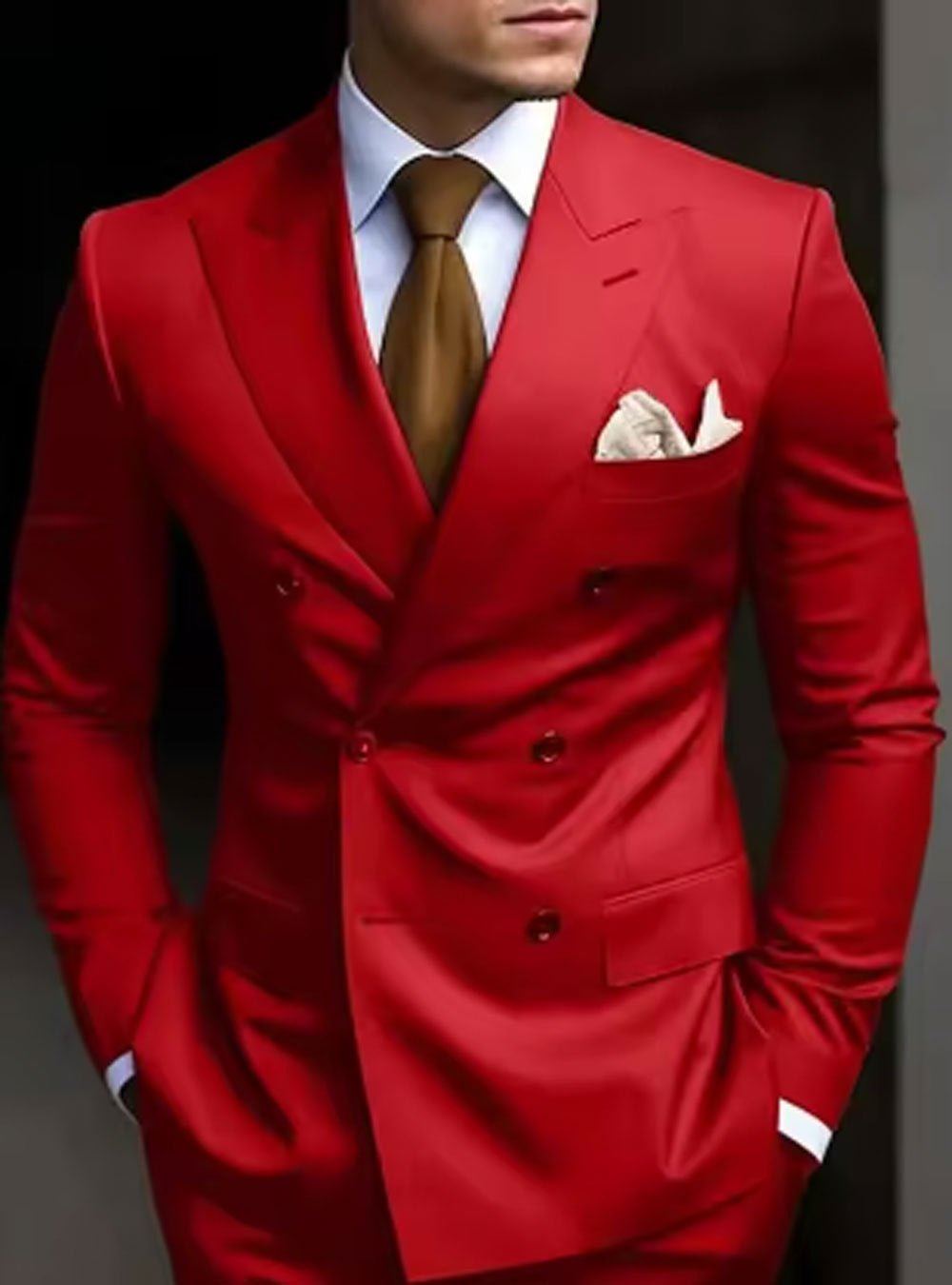 Men's Two-piece Slim Fit Business casual Suit