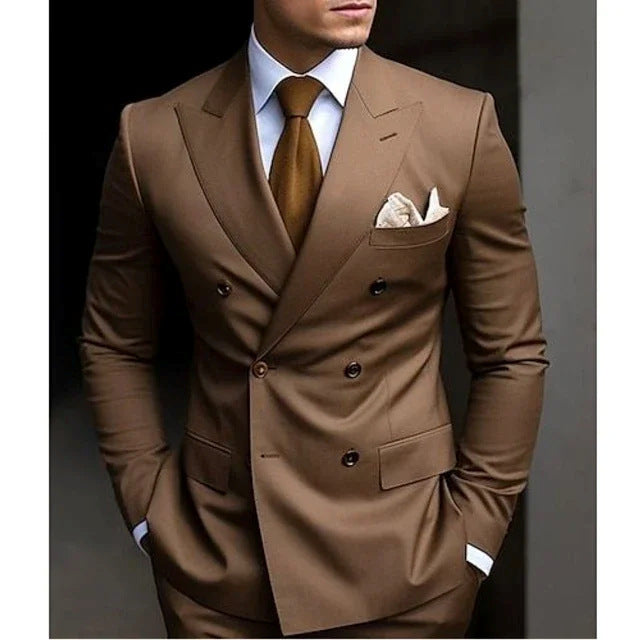 Men's Two-piece Suit Business Best Man Leisure suit