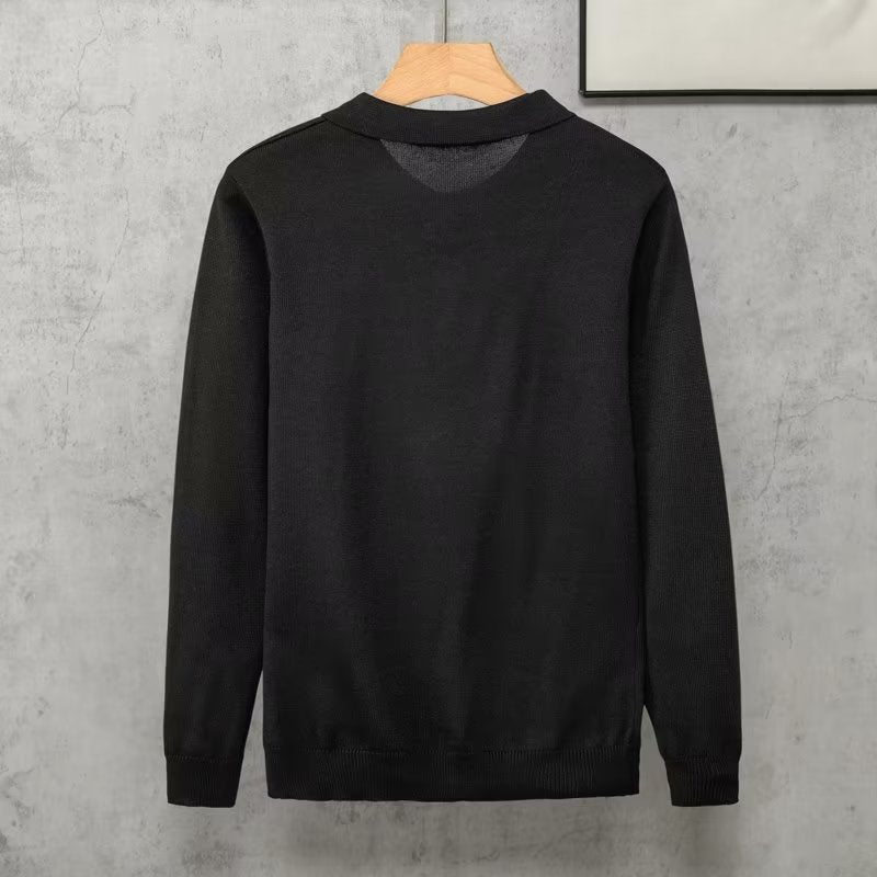 Simple Lapel Knitwear sweater