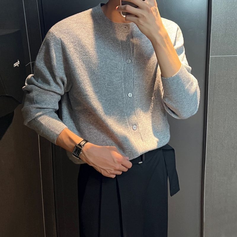 Cardigan Long Sleeve Men's Loose Sweater