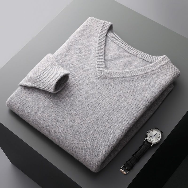 Undershirt Business Casual Light Luxury sweater Men