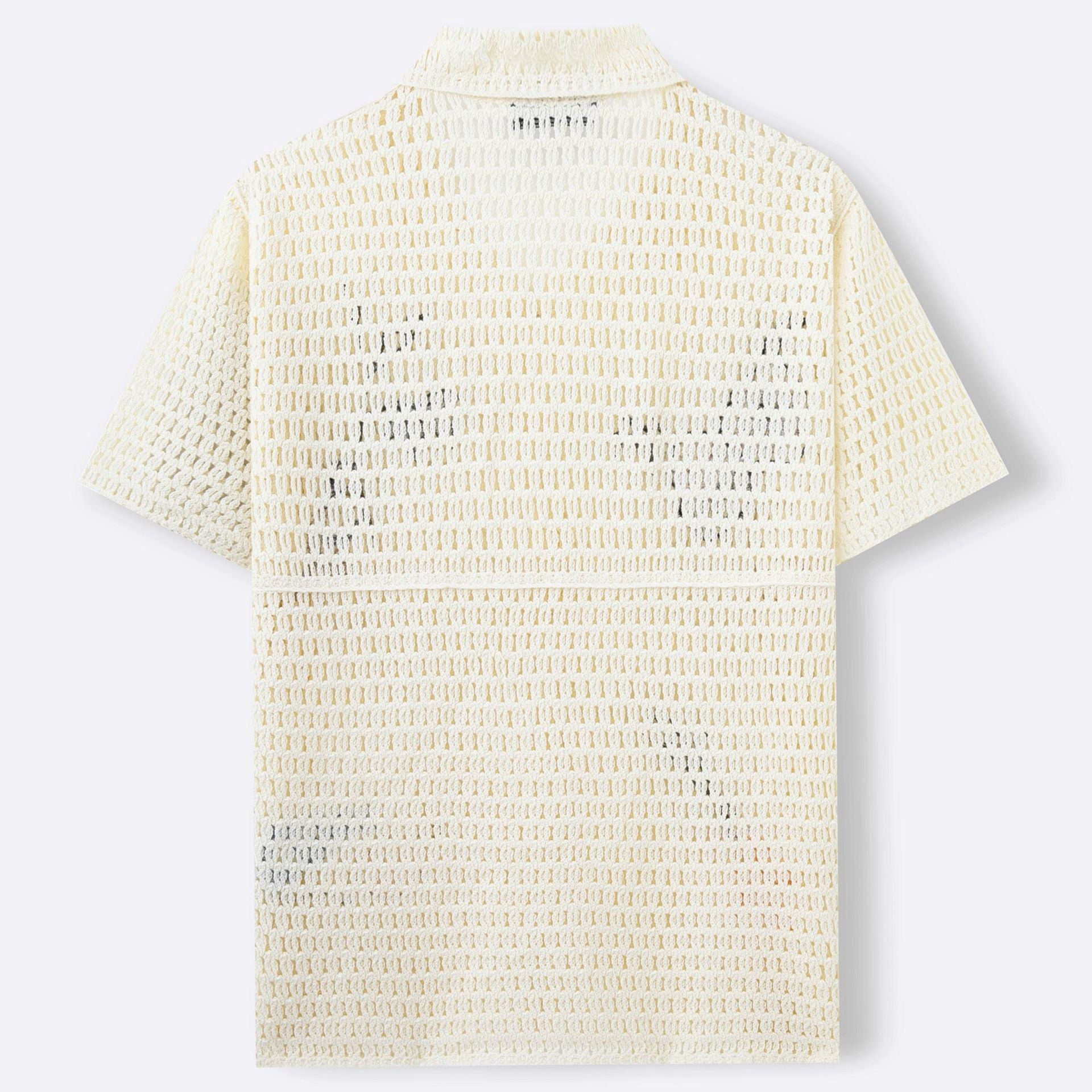 Men's Embroidery Knitwear Summer Short Sleeve Shirt