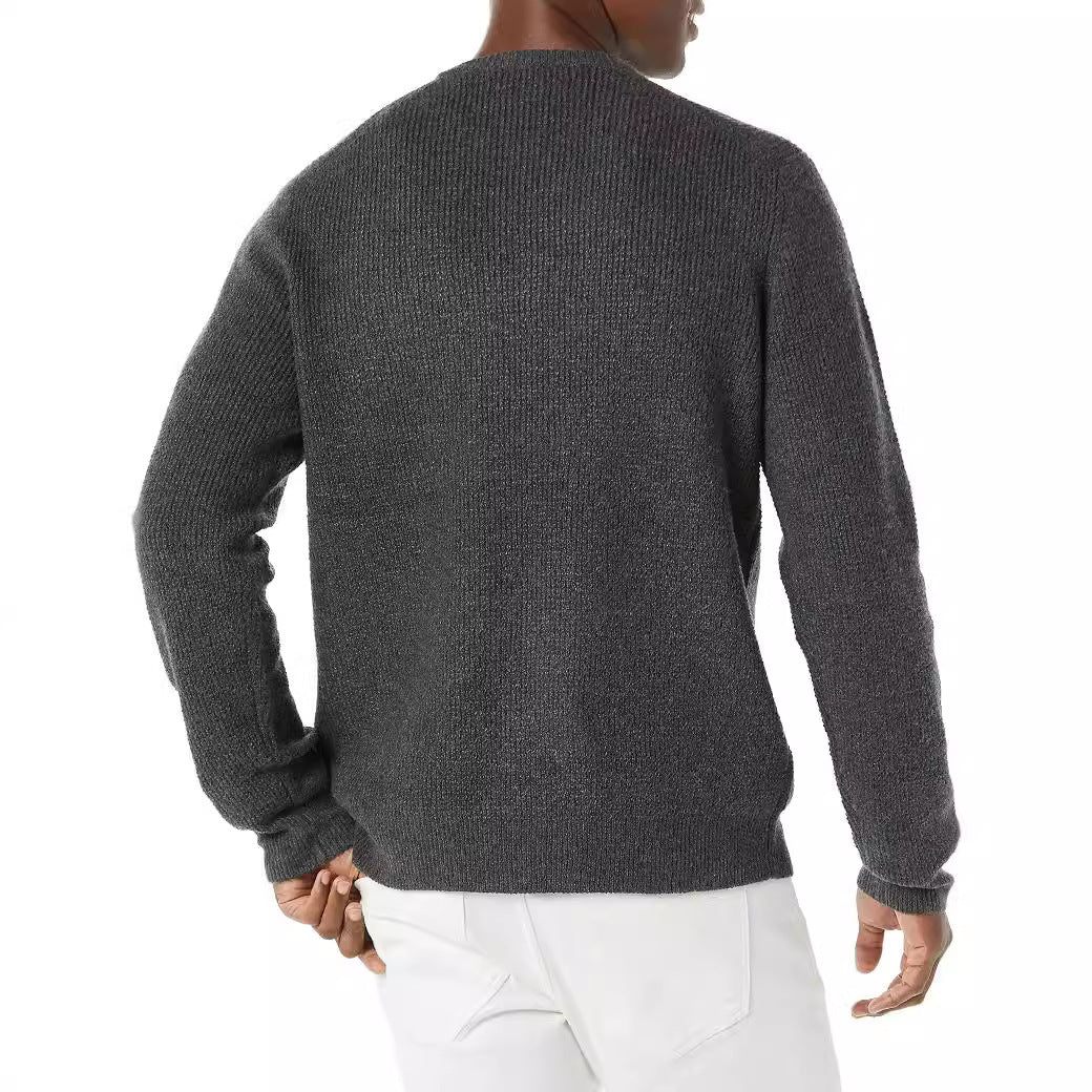 Crew Neck Casual Men's Loose Pullover Knitwear sweater