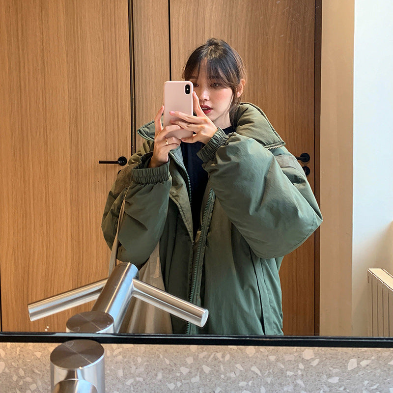 Relaxed And Thickened Cotton coat