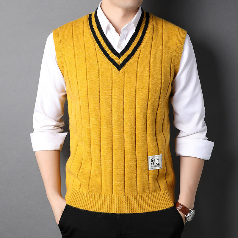 Men's Sleeveless Thermal Sweater