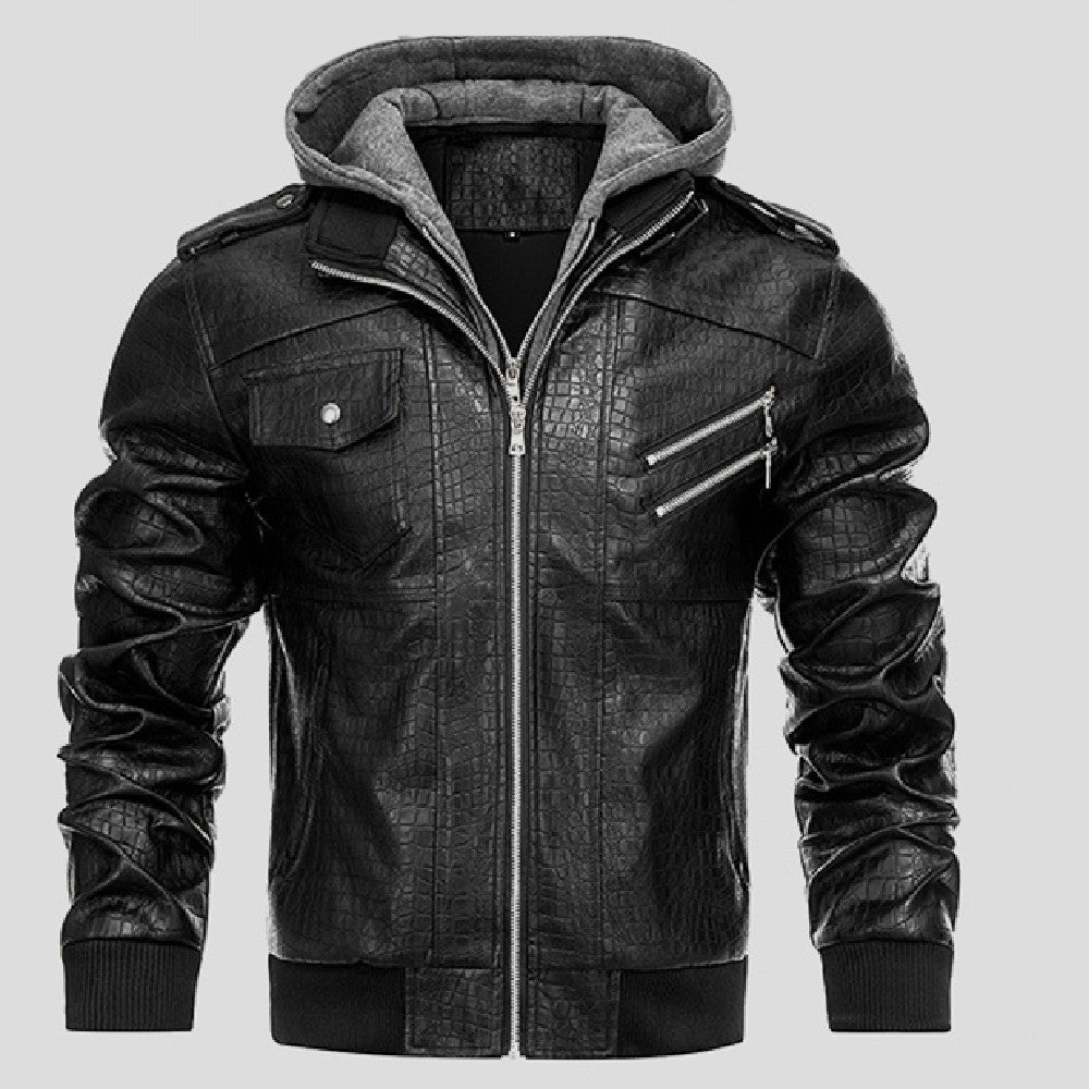 PU Leather Coat For Men
