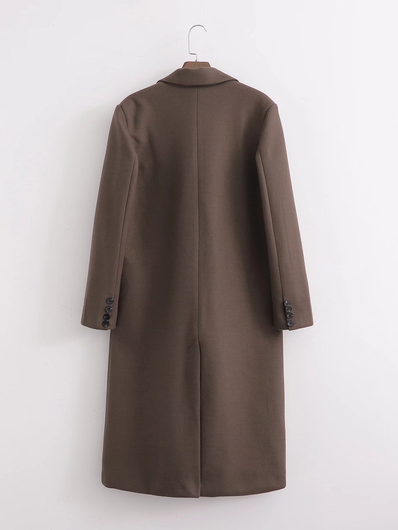 Retro Lapel Double Breasted Temperament Loose Jacket