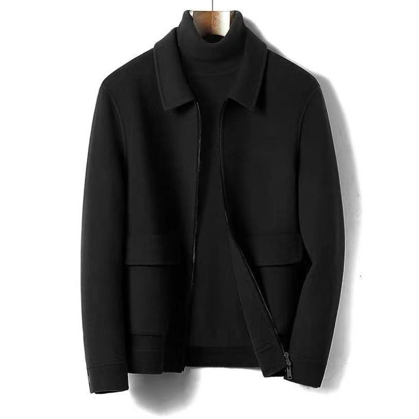 Men's Thickened Double-sided Casual Woolen Coat
