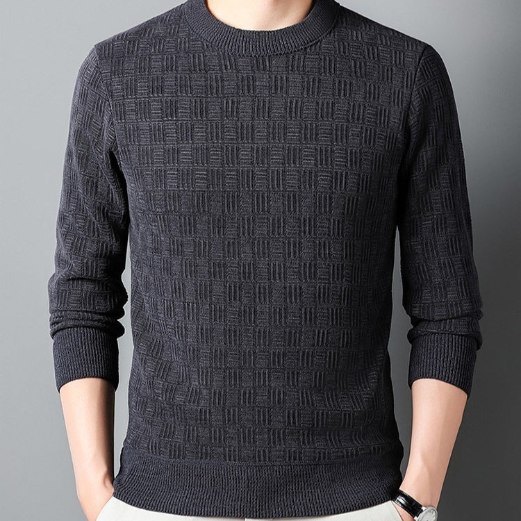 Warm Fleece-lined Thickened Knitting Bottoming Shirt